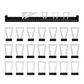 🔨 28-Piece Dovetail Marker Set – Adjustable Woodworking Scribing Tool