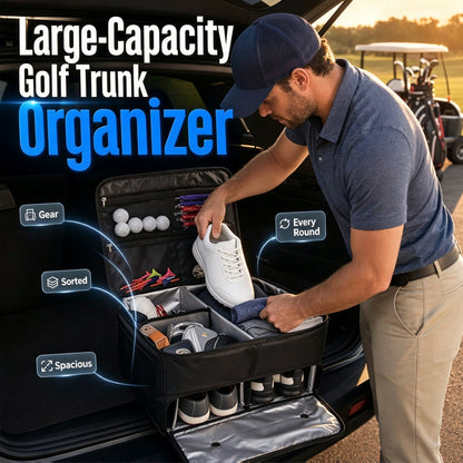 🏌️ Large-Capacity Golf Trunk Organizer