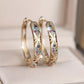 ✨ Sparkling Zircon Hollow Hoop Earrings