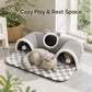 3-in-1 Cozy Cat Tunnel Bed