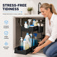 2-Tier Under Sink Organizer with Hooks