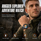 🏔️ Multifunctional Outdoor Smartwatch – Dual-Band GPS Sports Watch