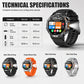 🏔️ Multifunctional Outdoor Smartwatch – Dual-Band GPS Sports Watch