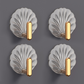 🐚 Shell-Shaped No-Drill Adhesive Wall Hooks