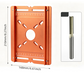 🔧 Aluminum Alloy Wood Router Slotting Bracket Guide Tool