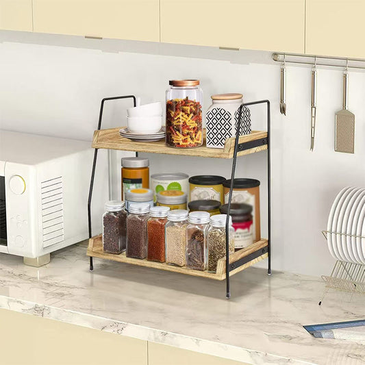 🏠 2-Tier Countertop Organizer Shelf