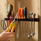 🔧 Heavy-Duty Aluminum Screwdriver Organizer Rack – Wall Mount Magnetic Tool Holder