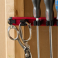 🔧 Heavy-Duty Aluminum Screwdriver Organizer Rack – Wall Mount Magnetic Tool Holder