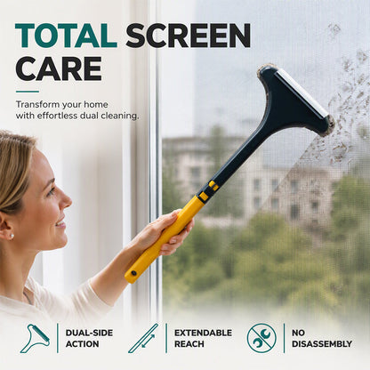 ✨2-in-1 Window Mesh Screen Cleaning Brush