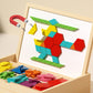 🧩Wooden Magnetic Pattern Block Puzzle Set