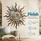 ☀️Metal Sun Silhouette Wall Art Decor