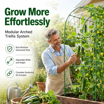 🌿 A-Frame Cucumber Trellis for Climbing Plants