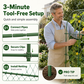 🌿 A-Frame Cucumber Trellis for Climbing Plants