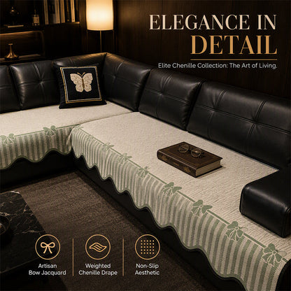 Non-Slip Chenille Sofa Cushion Cover