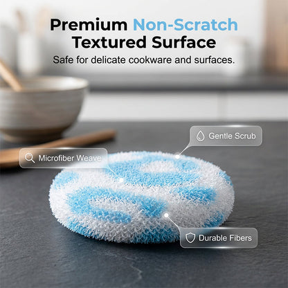 Kitchen Scrubber – Tough on grease, scratch-free & long-lasting – Perfect for pots, pans & everyday messes 🍳