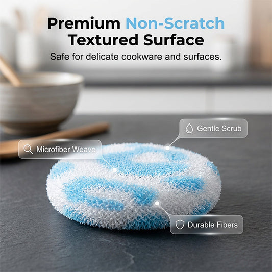 Kitchen Scrubber – Tough on grease, scratch-free & long-lasting – Perfect for pots, pans & everyday messes 🍳