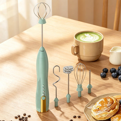 🔋 Handheld Rechargeable Milk Frother