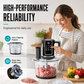 🥣Multi-Functional Food Processor with Touch Control and Glass Bowl