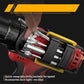 🛡️ Compact Bit Holder for Drills – No-Interference Side Mount