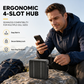 ✨4-Slot Solar Lithium Battery Charger