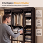 🏠 Easy-Assemble Non-Woven Fabric Wardrobe