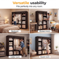 🏠 Easy-Assemble Non-Woven Fabric Wardrobe