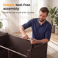 🏠 Easy-Assemble Non-Woven Fabric Wardrobe
