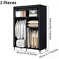🏠 Easy-Assemble Non-Woven Fabric Wardrobe