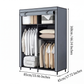 🏠 Easy-Assemble Non-Woven Fabric Wardrobe