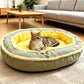 🦴 Orthopedic Pet Bed for All Seasons – High-Density Support Foam with Soft Plush & Breathable Oxford Dual Sides