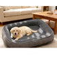 🦴 Orthopedic Pet Bed for All Seasons – High-Density Support Foam with Soft Plush & Breathable Oxford Dual Sides