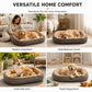 🦴 Orthopedic Pet Bed for All Seasons – High-Density Support Foam with Soft Plush & Breathable Oxford Dual Sides