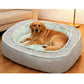 🦴 Orthopedic Pet Bed for All Seasons – High-Density Support Foam with Soft Plush & Breathable Oxford Dual Sides