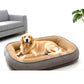 🦴 Orthopedic Pet Bed for All Seasons – High-Density Support Foam with Soft Plush & Breathable Oxford Dual Sides