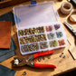 🔩 9.5mm Brass Prong Snap Buttons Set with Fastener Pliers