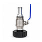 🔧Stainless Steel IBC Tote Tank Ball Valve Adapter