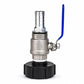 🔧Stainless Steel IBC Tote Tank Ball Valve Adapter