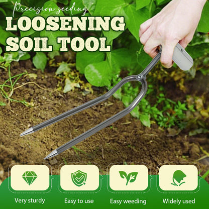 🔧Compact 2-Tooth Garden Weed Puller Tool