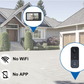 📹 Wireless Video Doorbell Kit: 4.3" Screen, No WiFi, No Monthly Fee