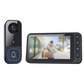 📹 Wireless Video Doorbell Kit: 4.3" Screen, No WiFi, No Monthly Fee