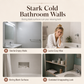 🛁 4-Piece Farmhouse Bathroom Wall Decor Set: Rustic Hollow-Out Wooden Letter Signs, Easy to Hang, Spa-Like Ambience