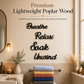 🛁 4-Piece Farmhouse Bathroom Wall Decor Set: Rustic Hollow-Out Wooden Letter Signs, Easy to Hang, Spa-Like Ambience