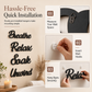 🛁 4-Piece Farmhouse Bathroom Wall Decor Set: Rustic Hollow-Out Wooden Letter Signs, Easy to Hang, Spa-Like Ambience