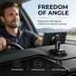 🧲 Universal Strong Adhesive Car Phone Mount: Flexible Magnetic Base Fits Curved Dashboards, Triple-Axis Angle Adjustment