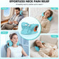 🛋️ Wireless EMS Neck Massager: Deep Tissue Stimulation, Soothing Heat, Ergonomic Cradle for Cervical Spine Support