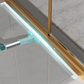 ✨ 3-in-1 Magic Broom Squeegee: Sweeps, Scrapes & Wipes, 180° Rotating Head, Extendable Pole for Floors, Windows & Tiles