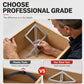 ✨ Heavy-Duty Precision Angle Square: Stainless Steel Body, Clear Dual Scales, Smooth Pivot Tension