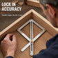 ✨ Heavy-Duty Precision Angle Square: Stainless Steel Body, Clear Dual Scales, Smooth Pivot Tension