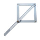 ✨ Heavy-Duty Precision Angle Square: Stainless Steel Body, Clear Dual Scales, Smooth Pivot Tension