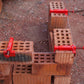 🧱 Adjustable PA6 Brick Line Clips & Extended Runners: Durable, No-Tools Setup, Dual Sizes for Precise Masonry Alignment